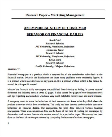 Research Paper On Service Marketing